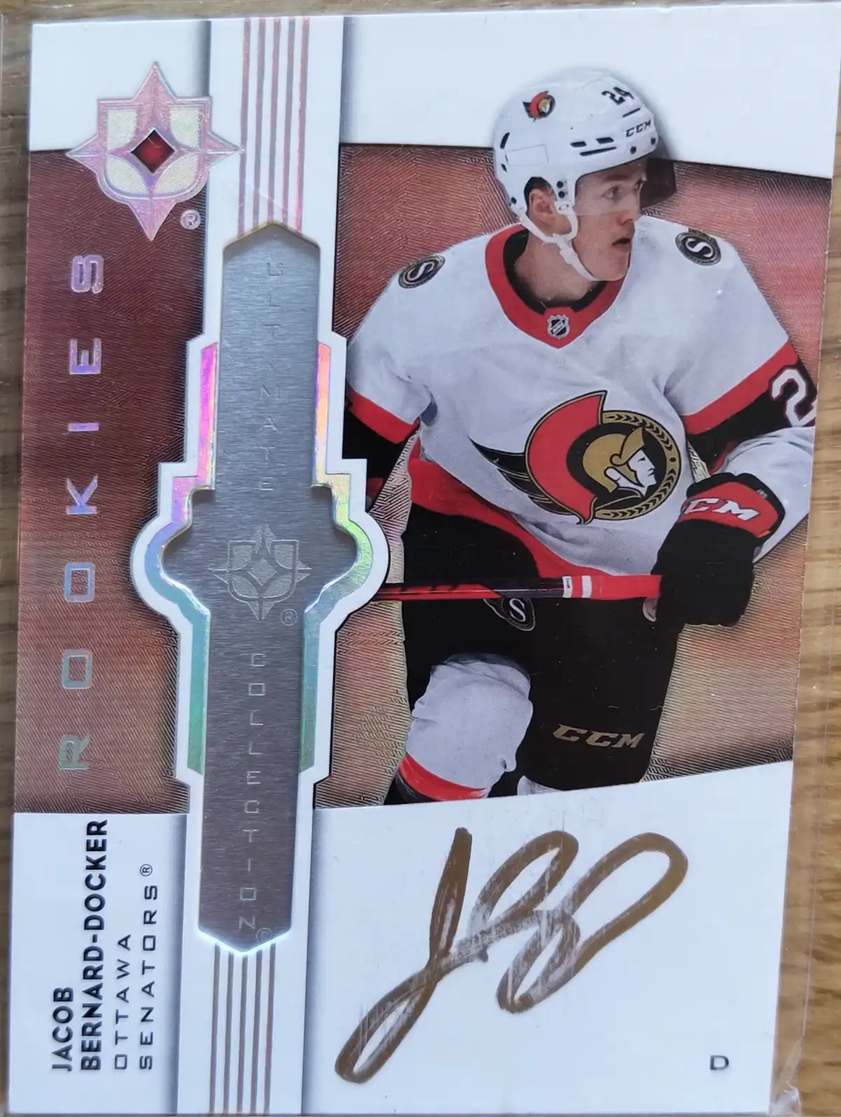 Jacob Bernard-Docker Ottawa Senators Ultimate Collection 21/22