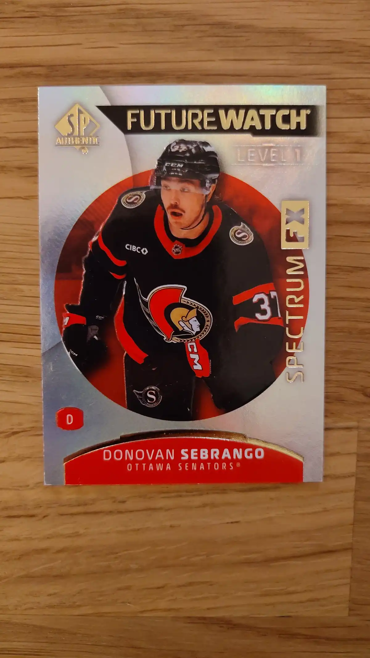 Donovan Sebrango Ottawa Senators SP Authentic 25/26