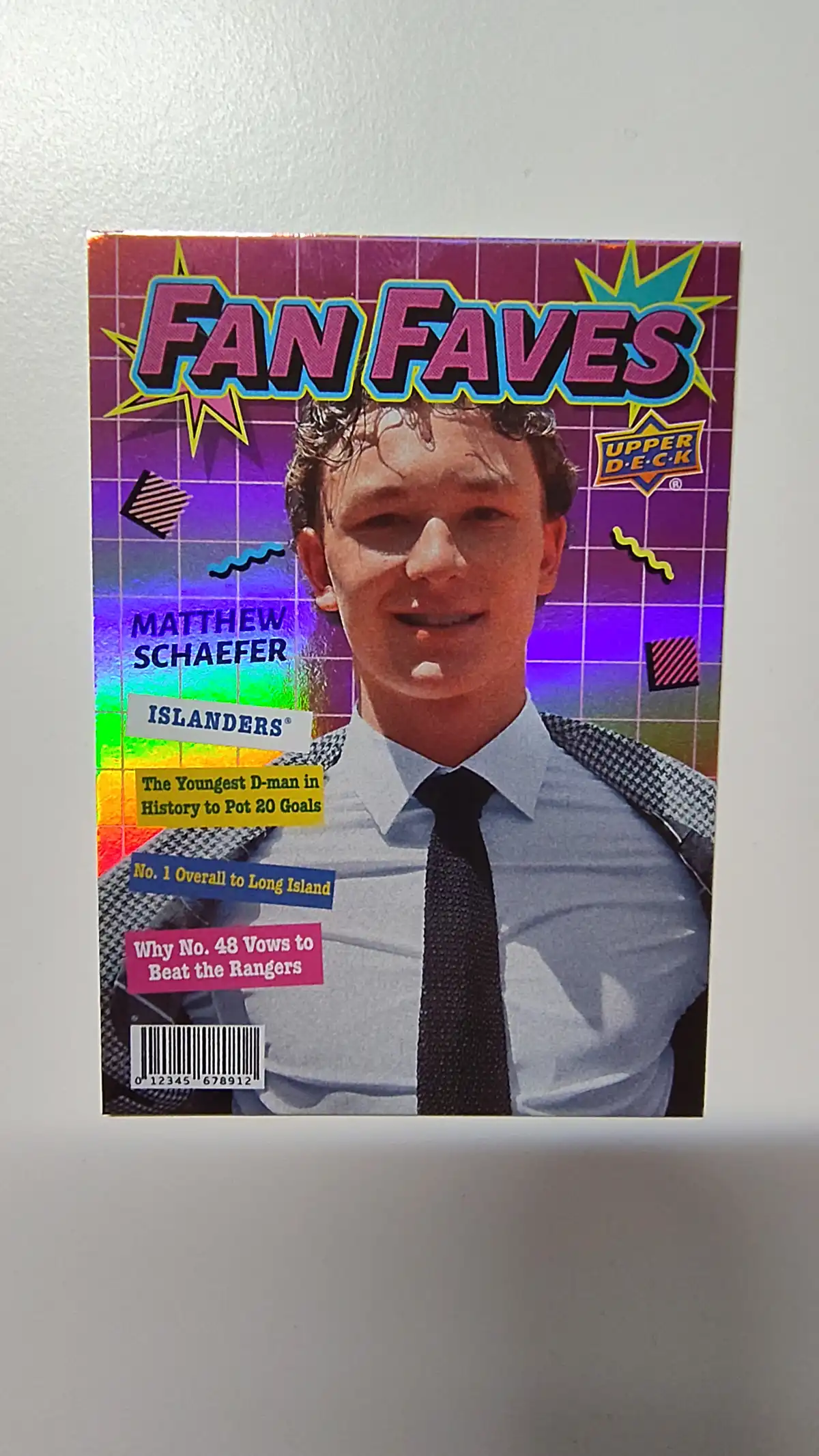 Matthew Schaefer New York Islanders Series 1 26/27