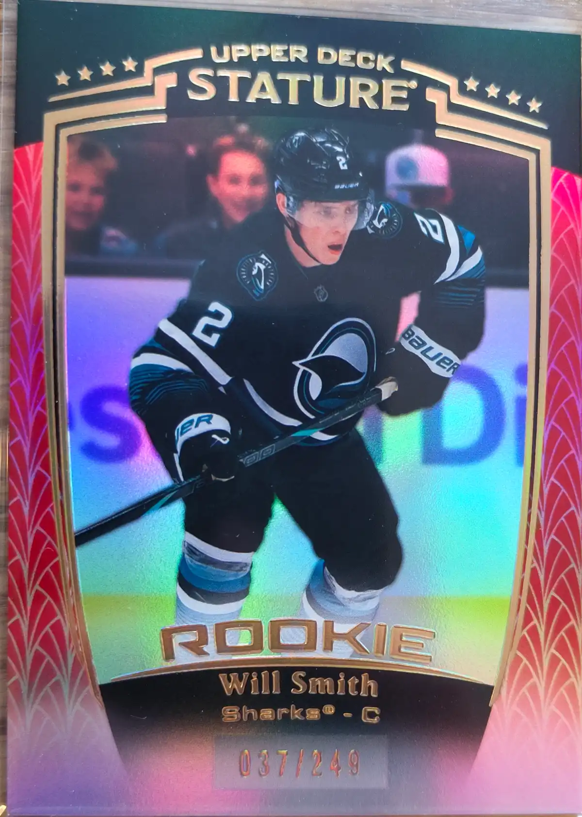 Will Smith San Jose Sharks Stature 24/25