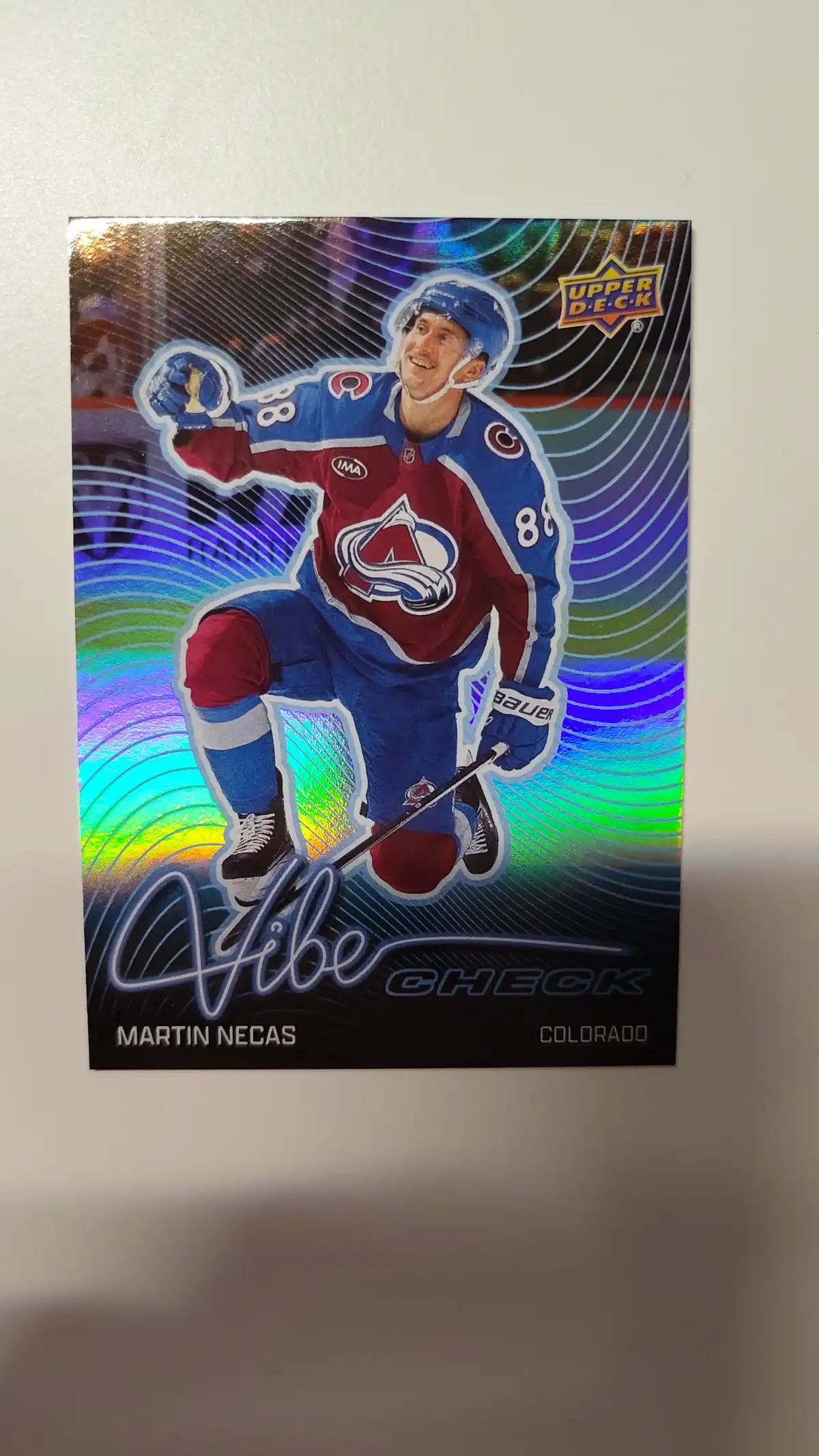 Martin Necas Colorado Avalanche Upper Deck Series 1 26/27