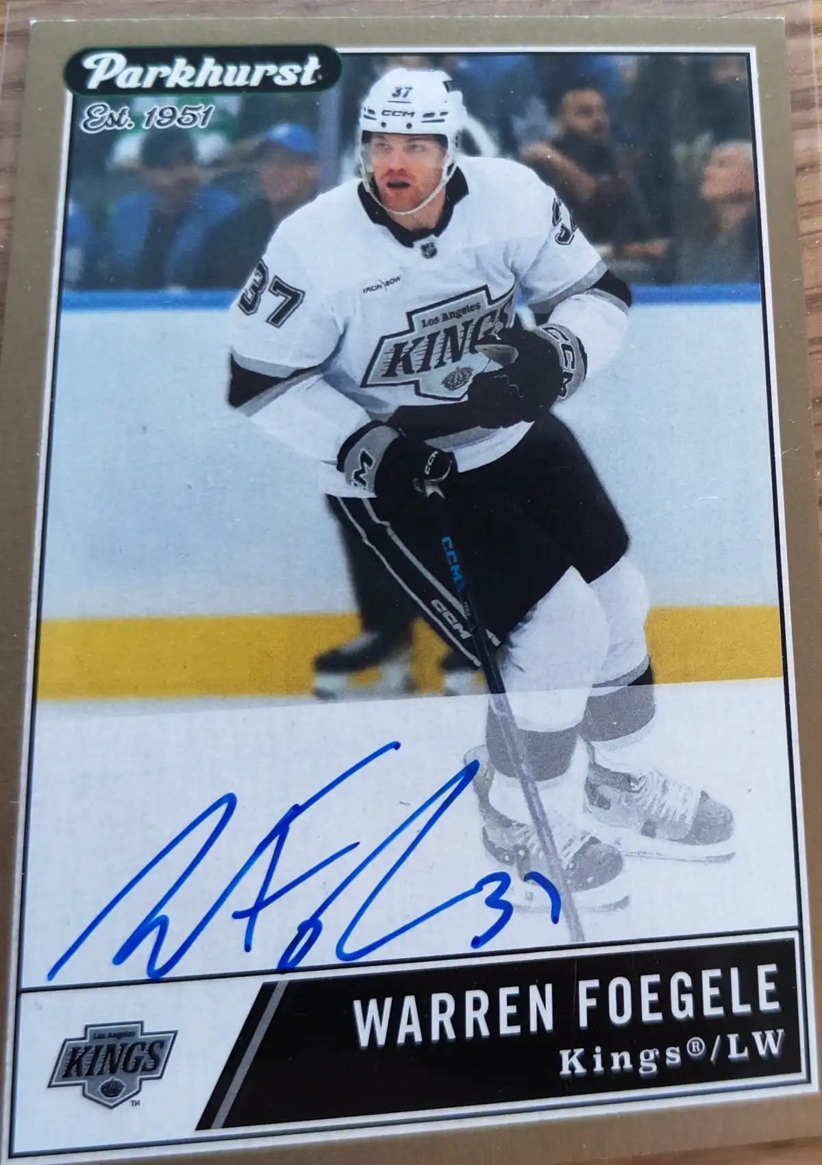 Warren Foegele Los Angeles Kings Parkhurst 25/26