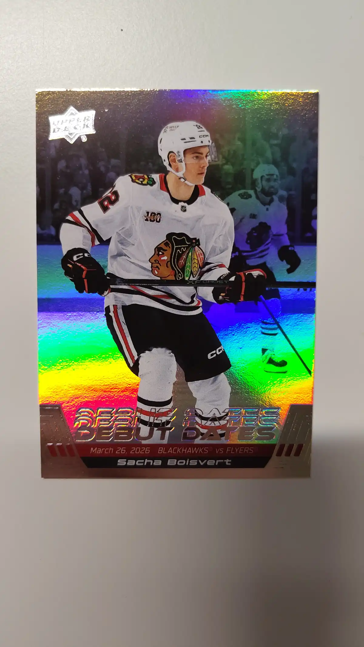 Sacha Boisvert Chicago Blackhawks Series 1 26/27